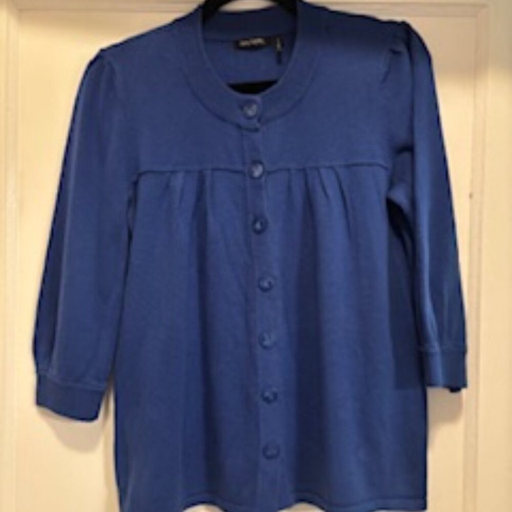 Daisy Fuentes Blue Cardigan